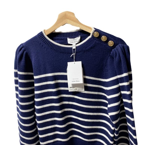 & OTHER STORIES Breton Sailor Stripe Sweater - Picture 4 of 5